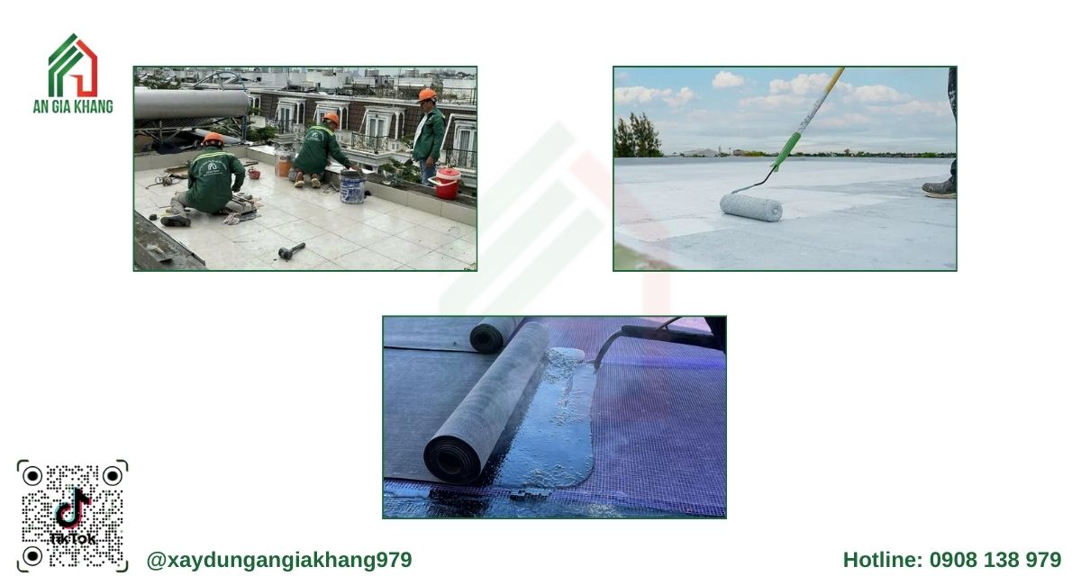 Phương pháp chống thấm nhà mái bằng