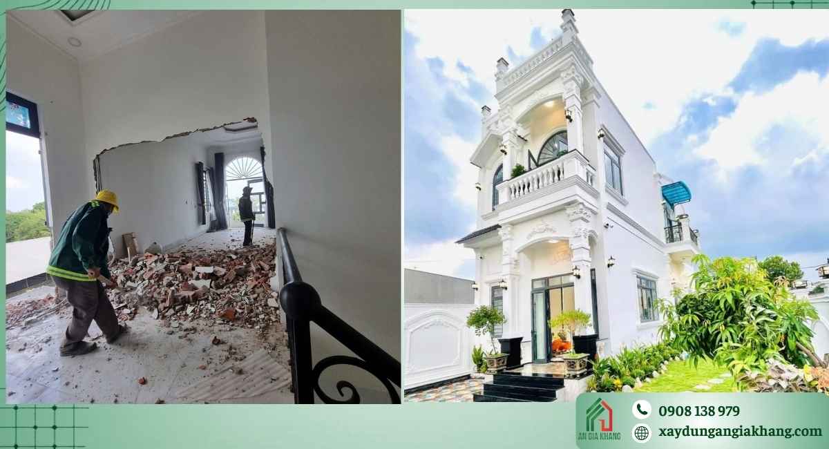 Quy trình cải tạo biệt thự cũ chuyên nghiệp