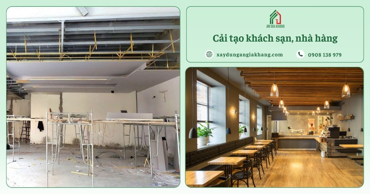 Cải tạo khách sạn, nhà hàng
