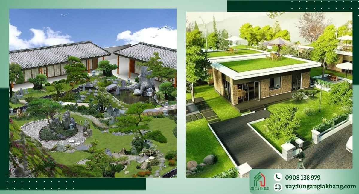 Chi phí cảnh quan sân vườn và hạng mục đi kèm