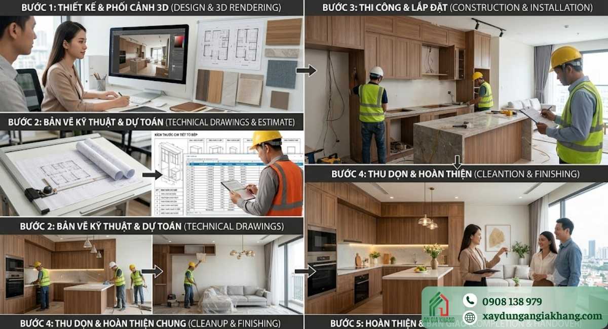 Tổng quan công ty thi công nội thất chuyên nghiệp