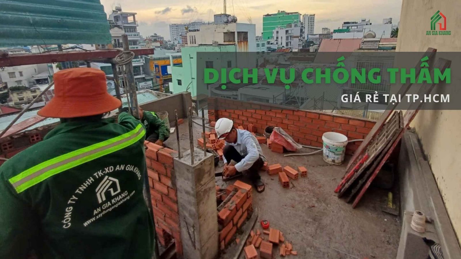 Dịch vụ chống thấm giá rẻ tại TP.HCM