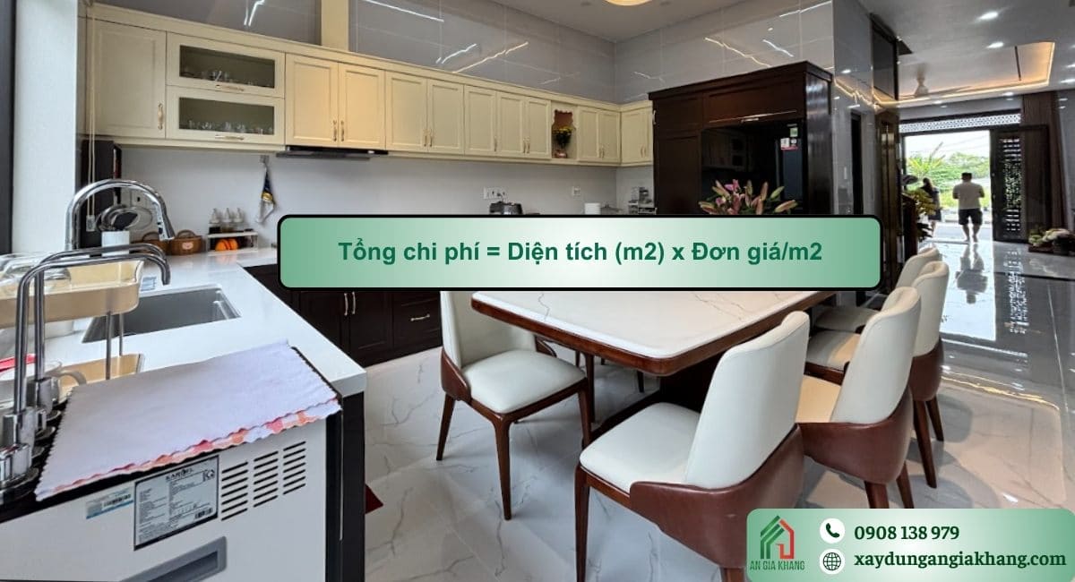 Cách tính chi phí thi công nội thất chi tiết