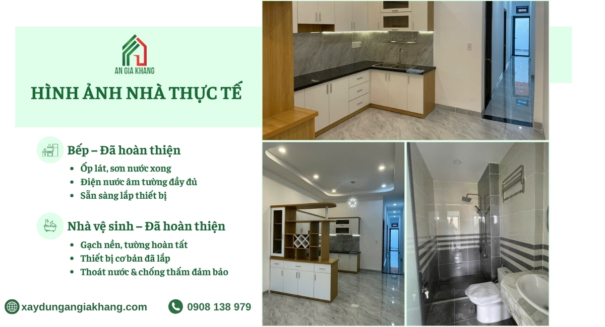 Thực tế thi công hoàn thiện