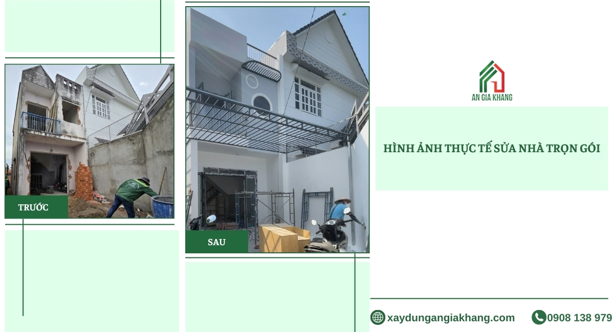 Cải tạo nhà trọn gói thực tế