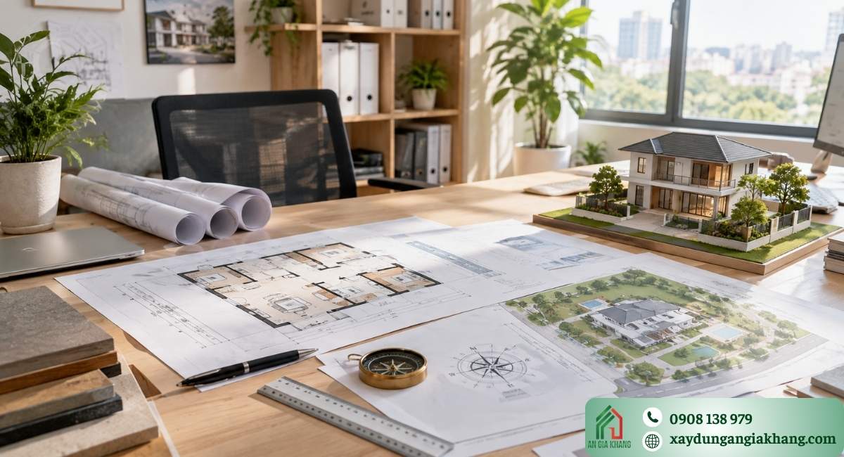Tư vấn thiết kế nhà ở ổn định hợp phong thủy cùng An Gia Khang