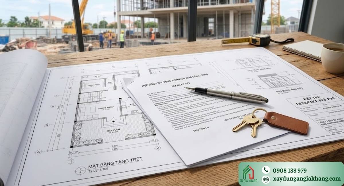 mẫu hợp đồng thi công nội thất mới nhất