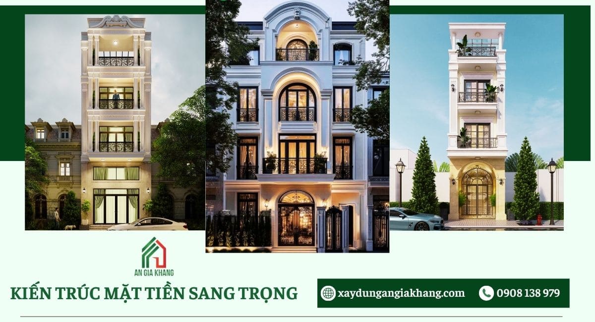Kiến trúc mặt tiền sang trọng