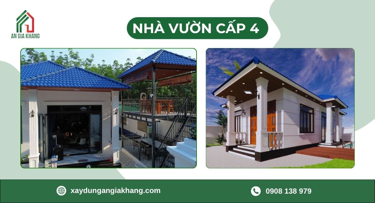 Mẫu nhà vườn cấp 4