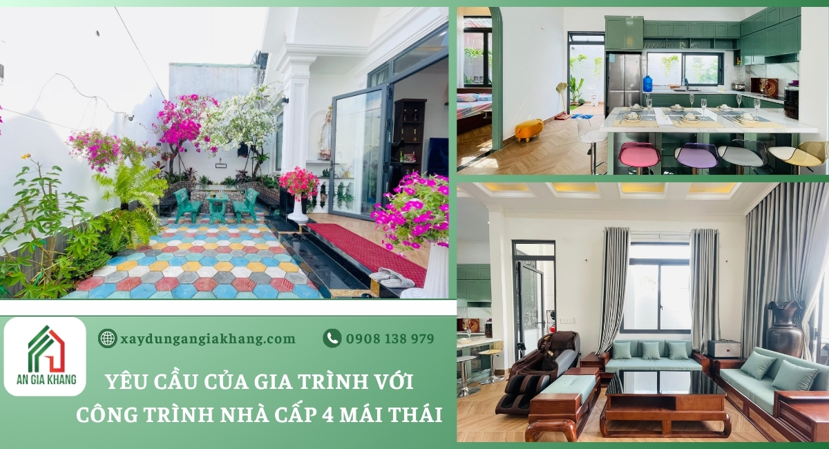 Yêu cầu của gia chủ về nhà cấp 4 mái thái