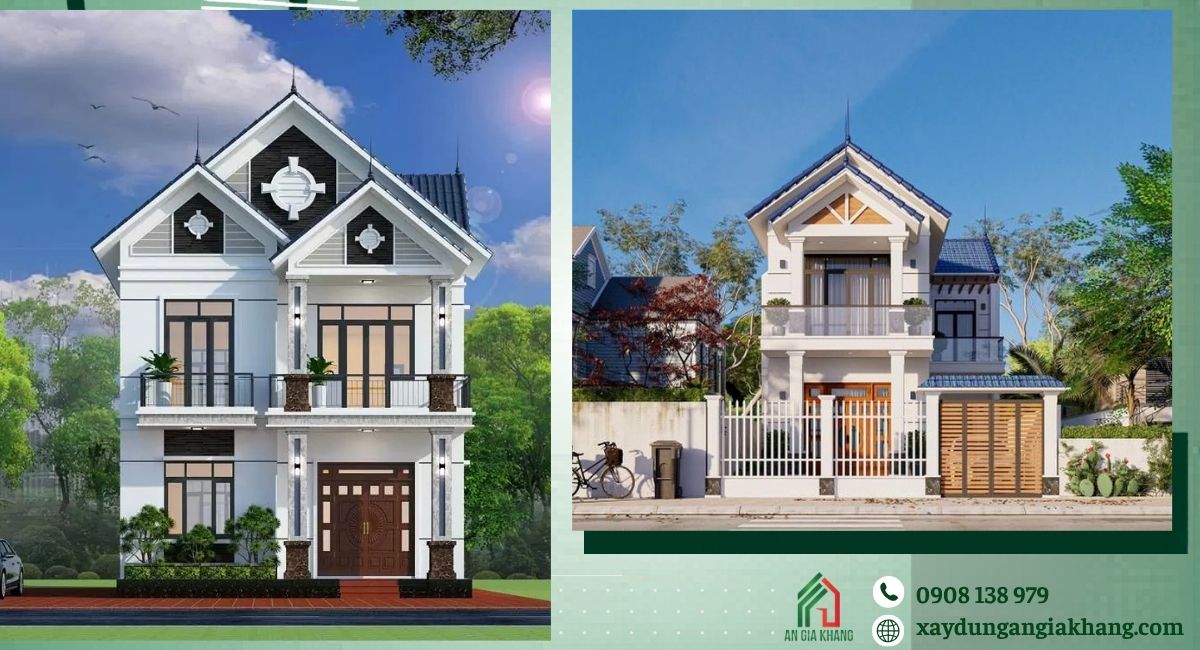 mẫu nhà mái thái hiện đại