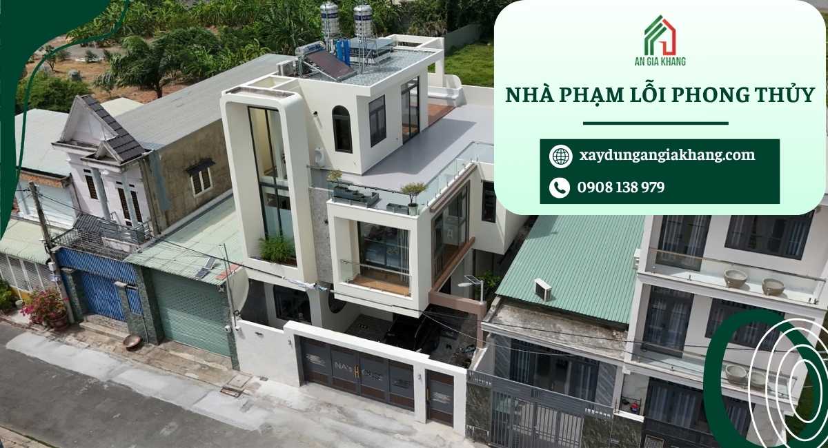 Nhà phạm lỗi phong thủy: 20 lỗi chủ nhà hay mắc phải