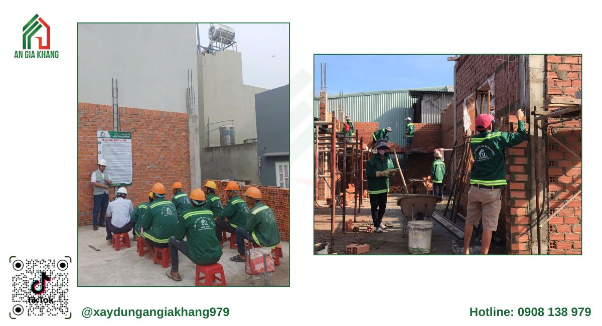 Nhân công thi công phần thô