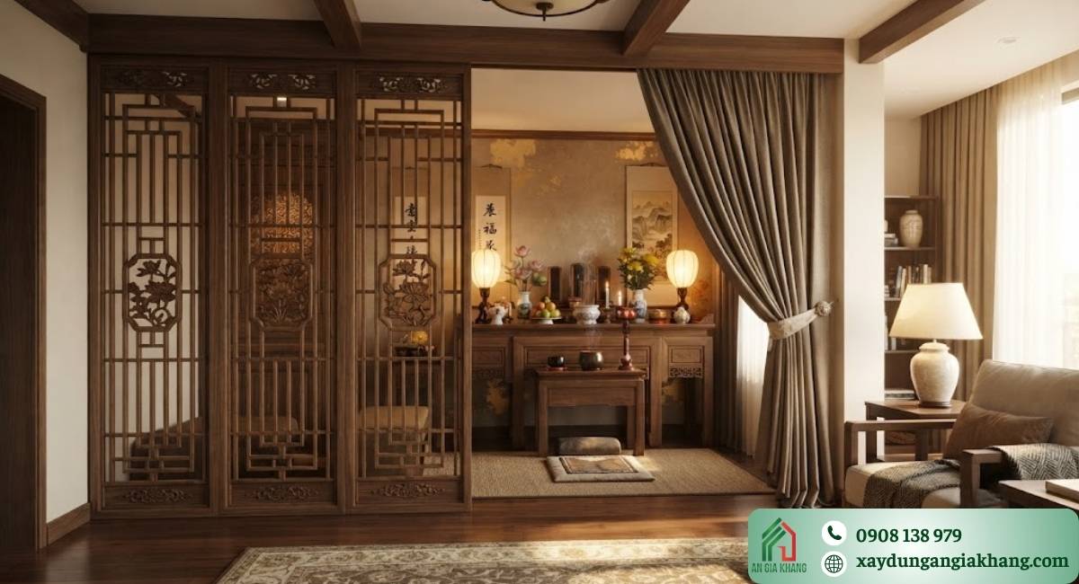 Giải pháp hóa giải các lỗi phong thủy phòng thờ thường gặp