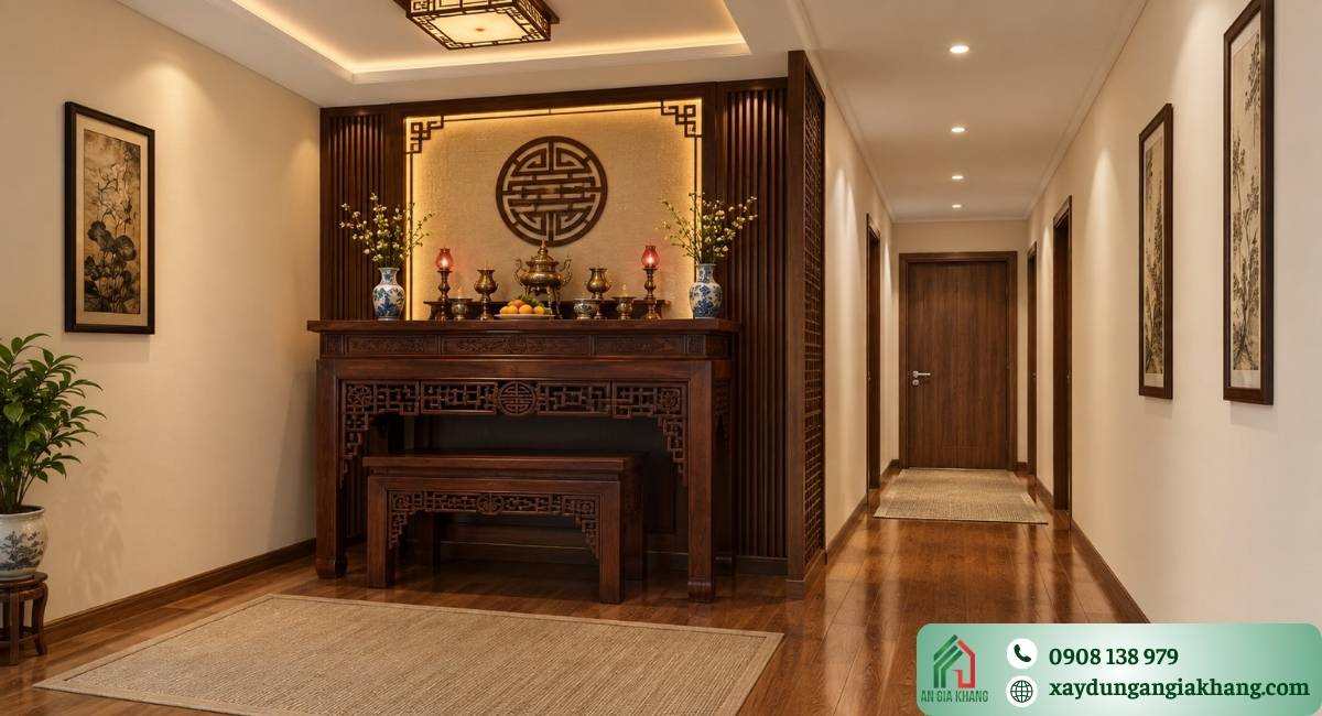 Kiêng đặt phòng thờ gần nhà vệ sinh, phòng ngủ