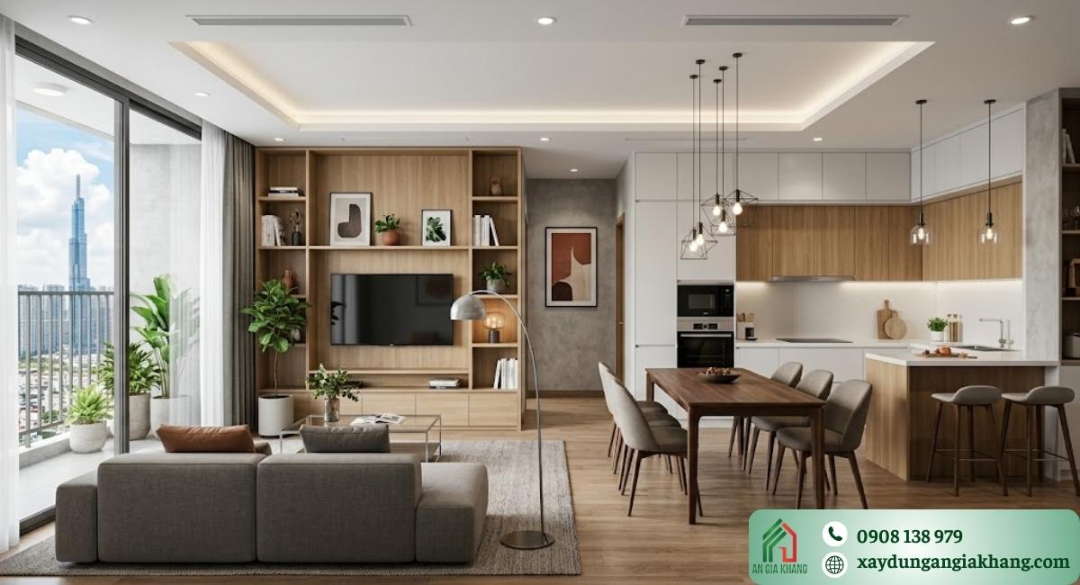 Tối ưu công năng và thẩm mỹ trong thiết kế nội thất