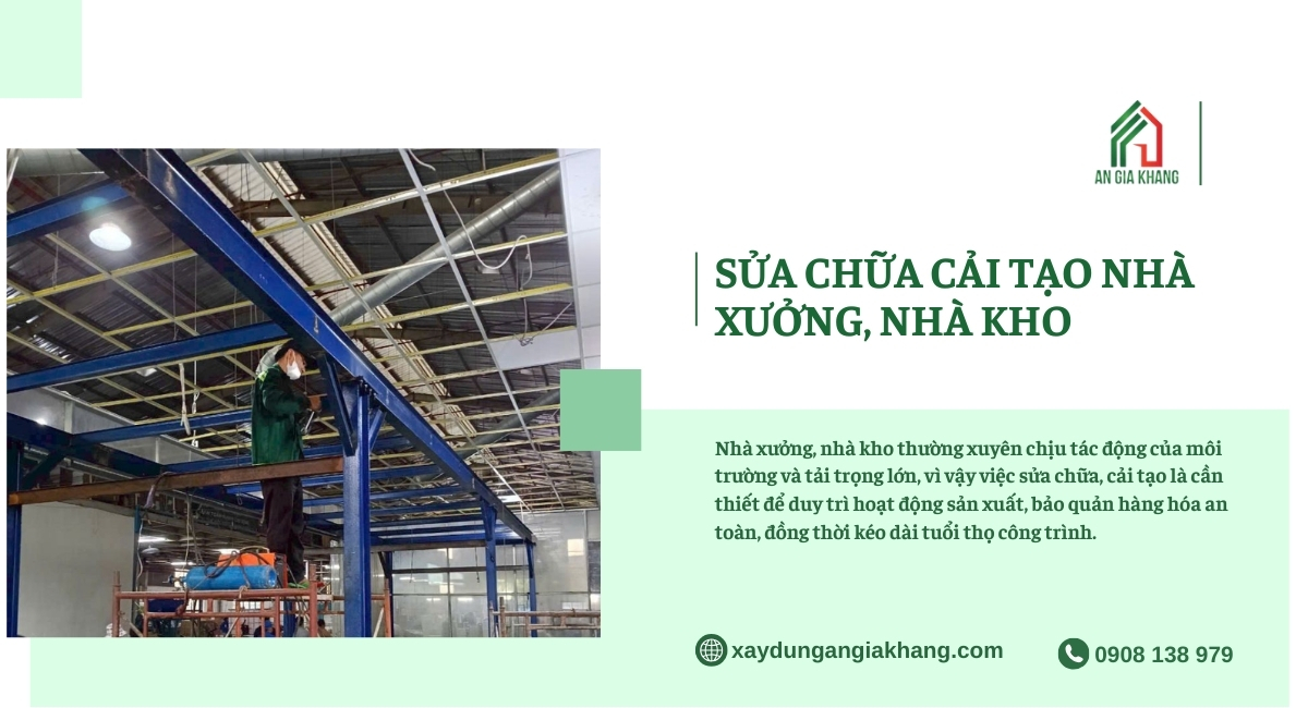 Sửa chữa kho xưởng