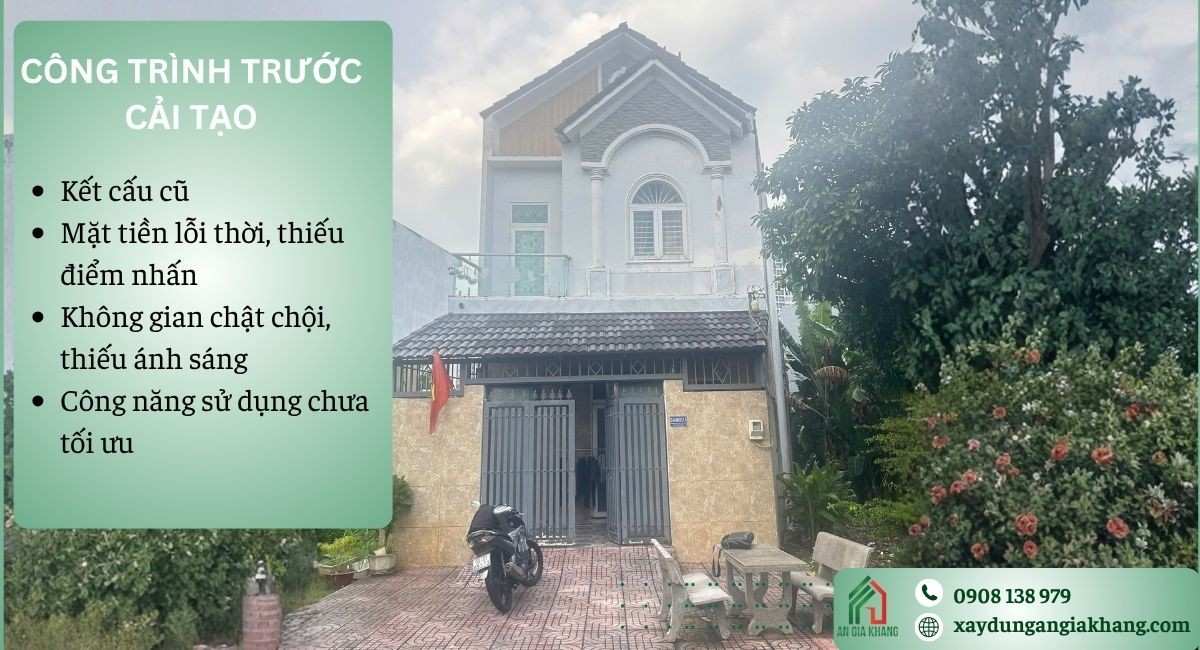 Hiện trạng trước khi sửa nhà