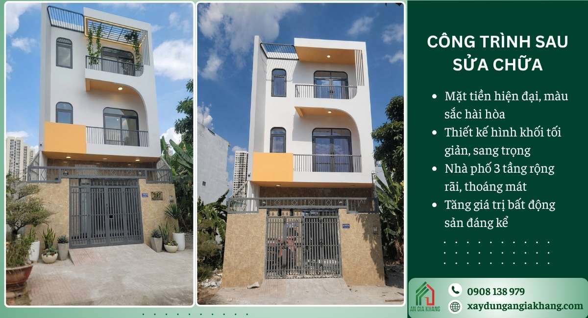 Thông tin dự án sửa chữa nhà Quận 9