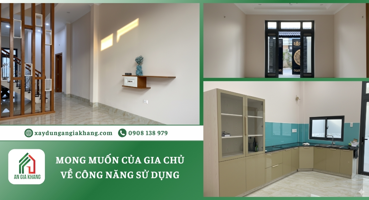 Mong muốn về công năng sử dụng