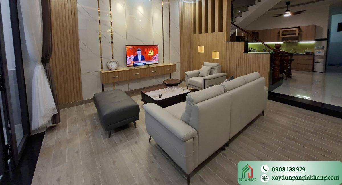 Báo giá thi công nội thất phòng khách theo từng hạng mục