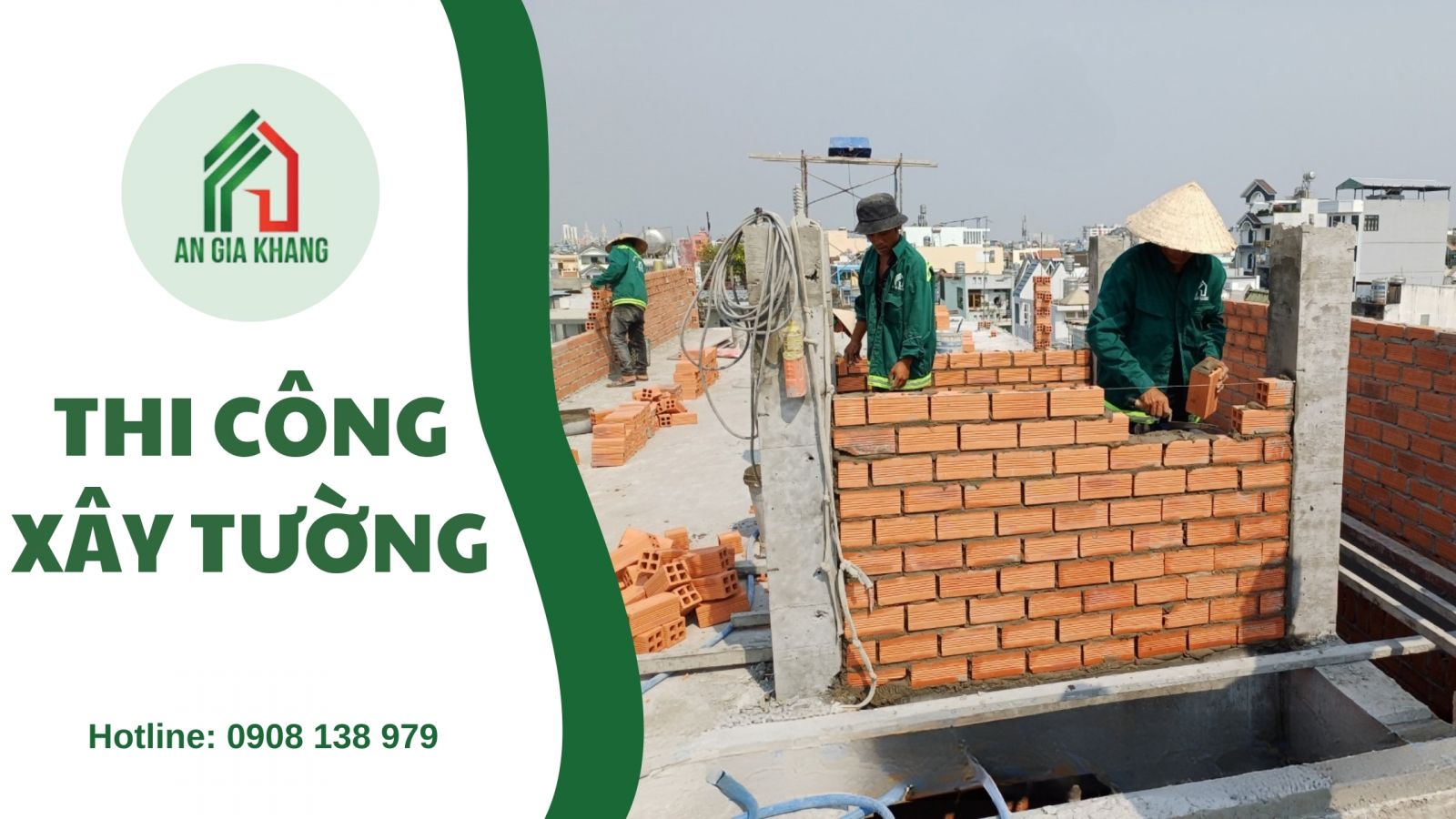 Thi công xây tường
