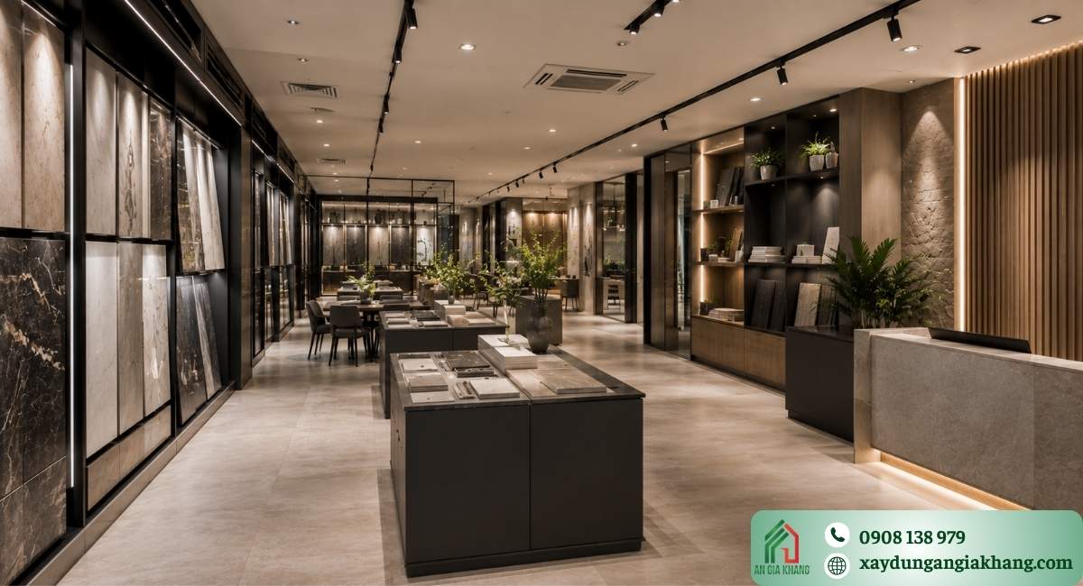 Báo giá thi công showroom