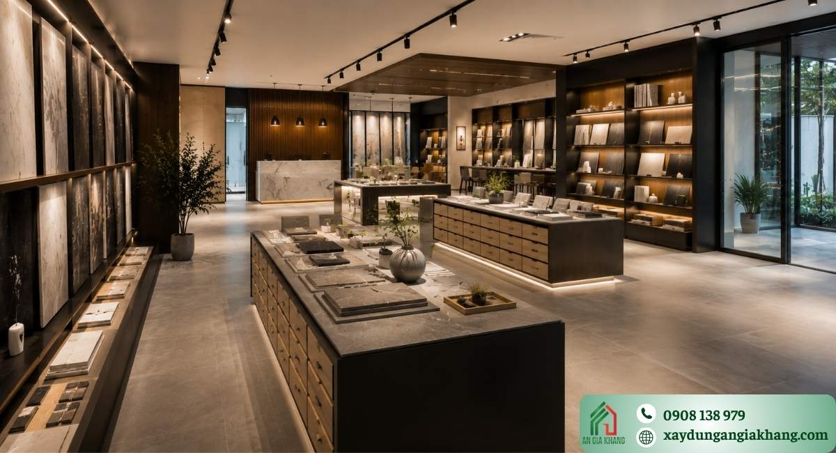 Không gian trưng bày showroom khoa học