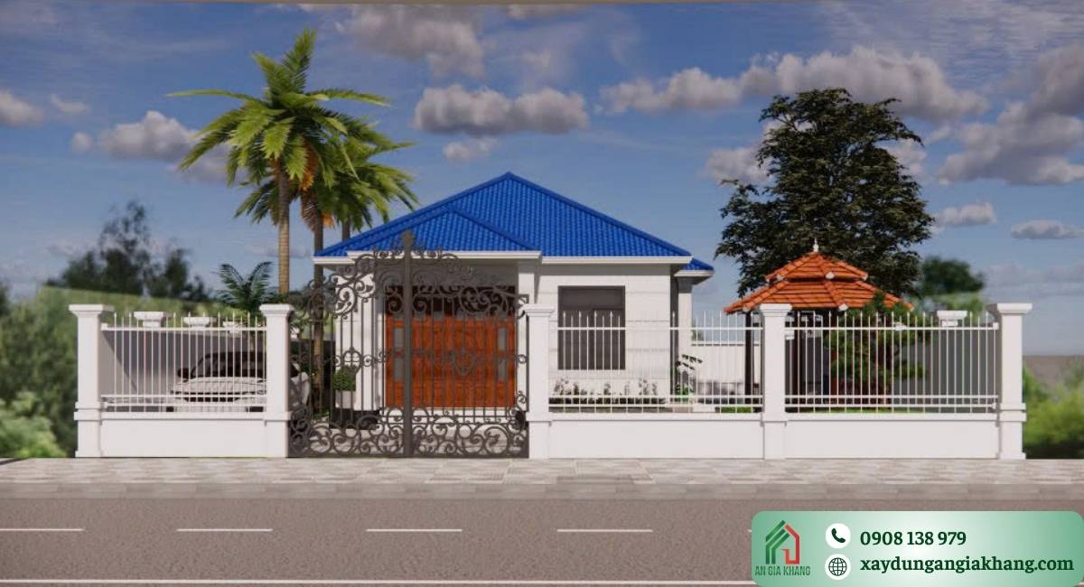 Bố trí công năng trong thiết kế nhà vườn cấp 4