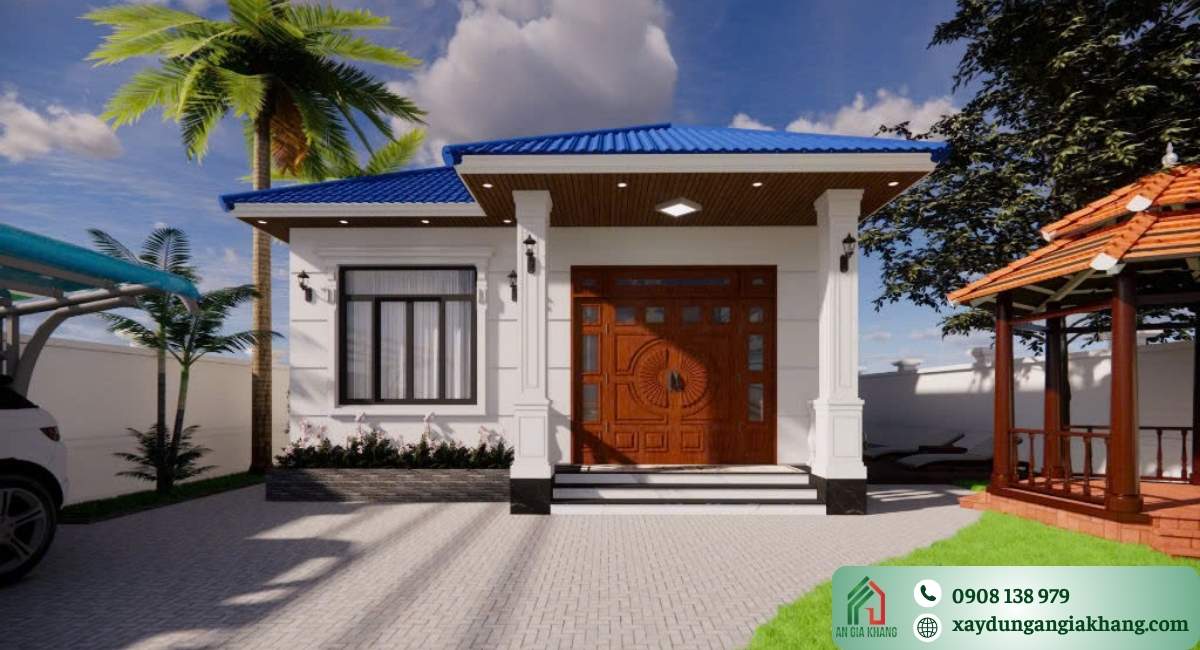Mẫu thiết kế nhà vườn cấp 4 được ưa chuộng hiện nay