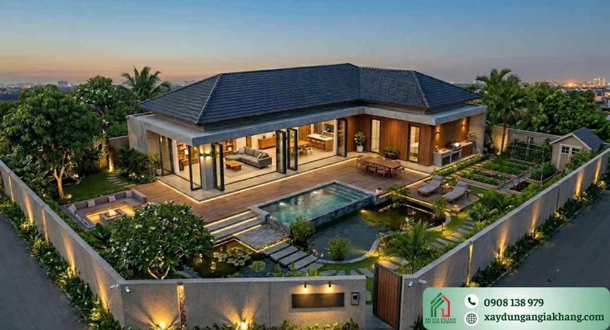 Xu hướng thiết kế nhà vườn cấp 4 hiện nay