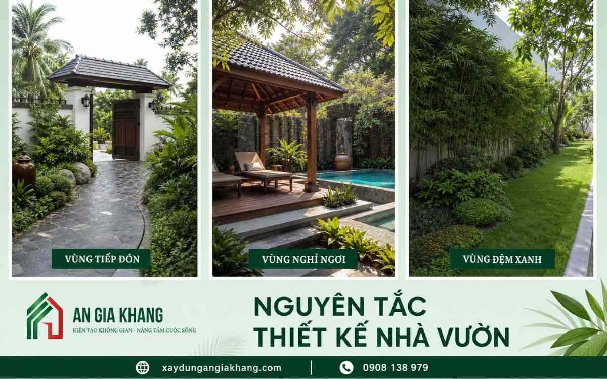 Nguyên tắc thiết kế nhà vườn