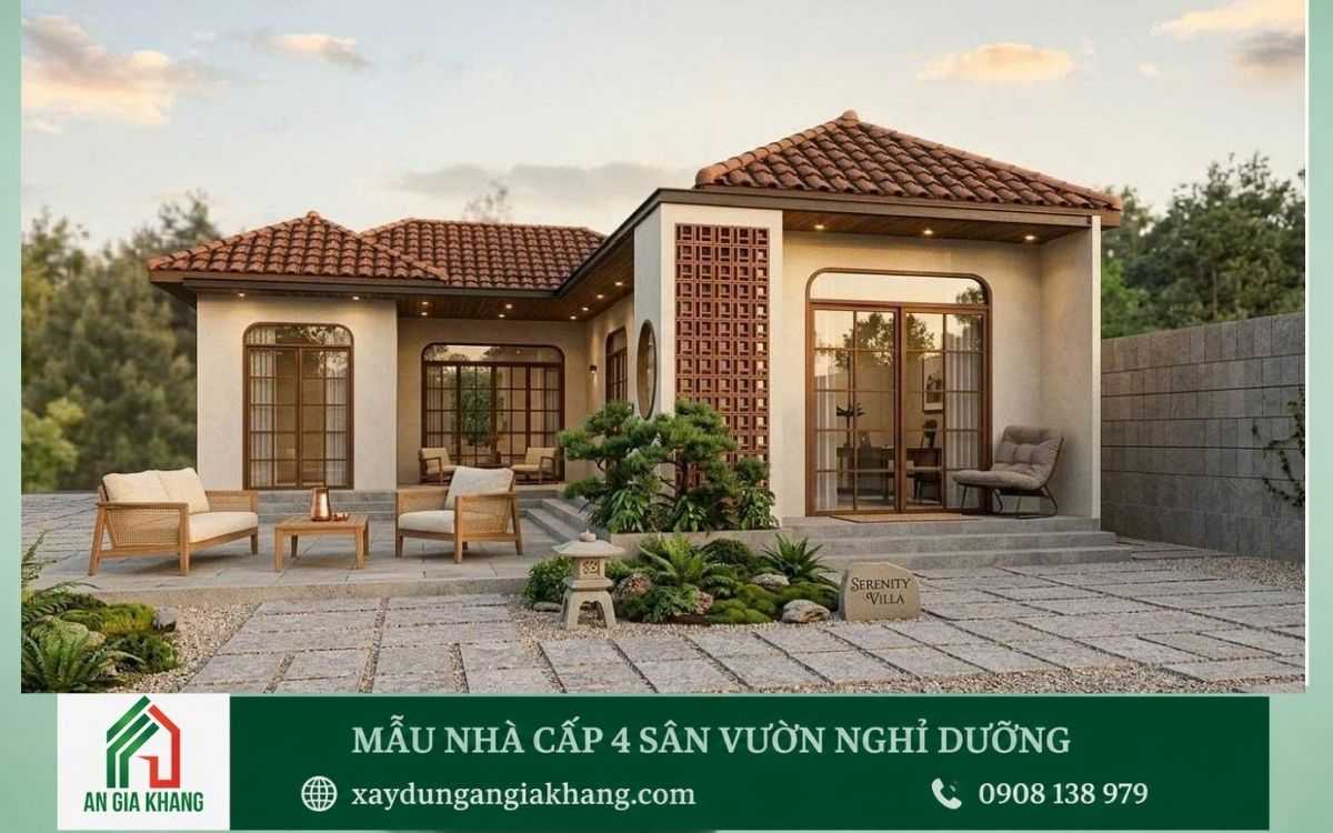 Nhà cấp 4 sân vườn