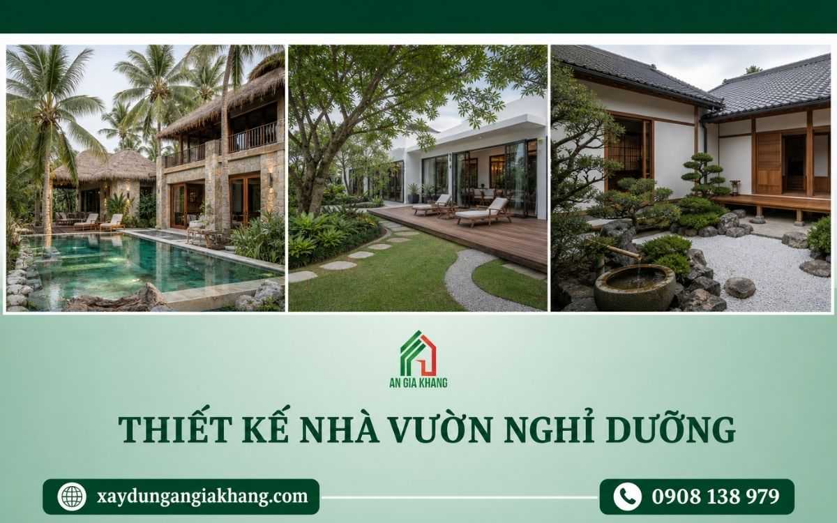 Thiết kế nhà vườn nghỉ dưỡng