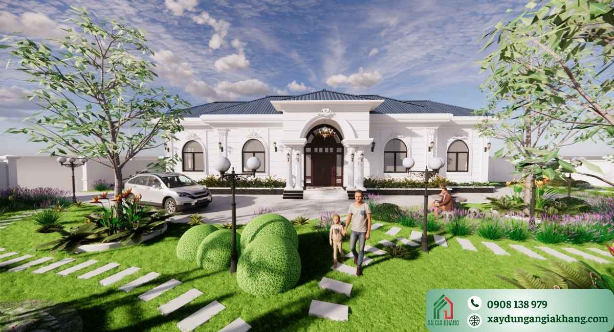 Nhà vườn tân cổ điển được nhiều gia chủ lựa chọn