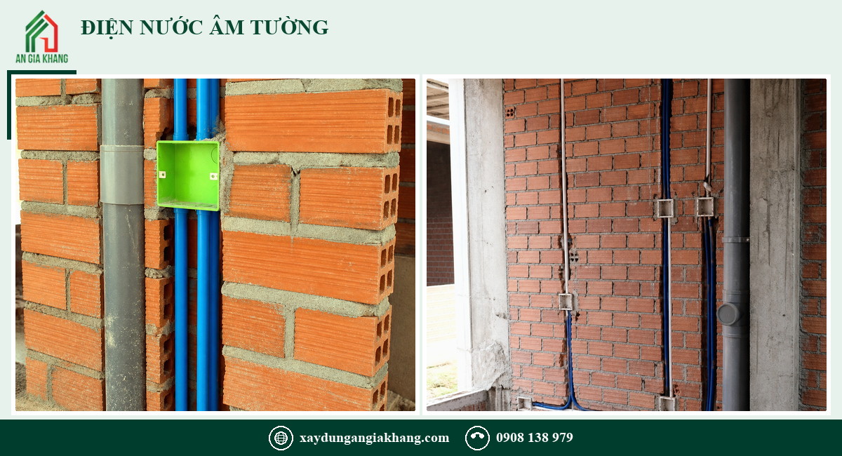Nhóm vật liệu điện – nước âm tường