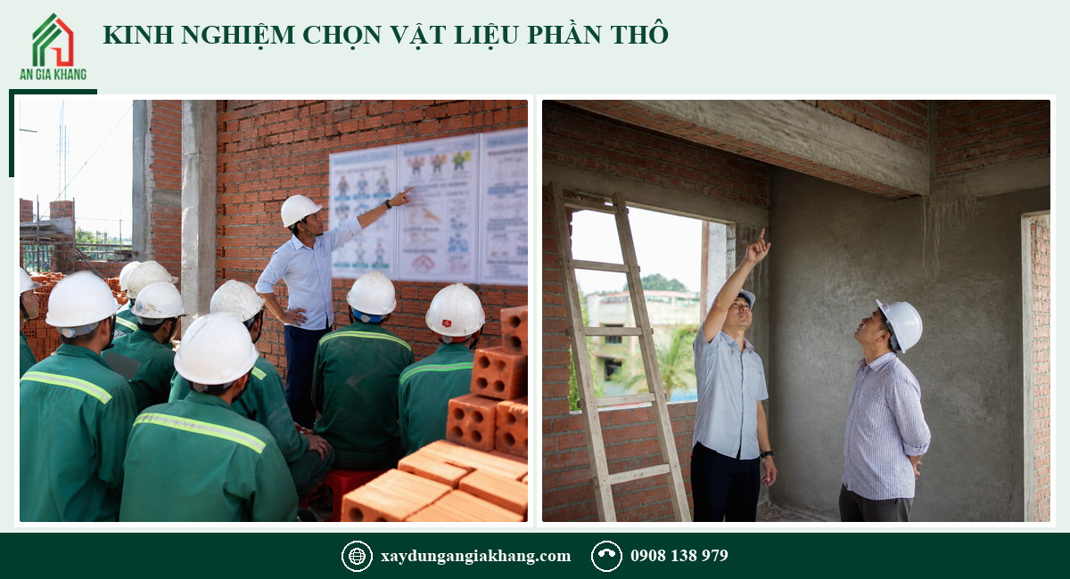 Kinh nghiệm chọn vật liệu xây dựng