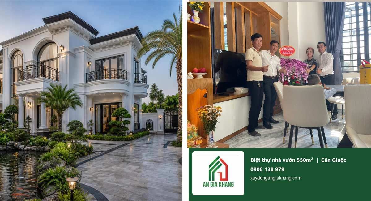Biệt thự vườn 550m2