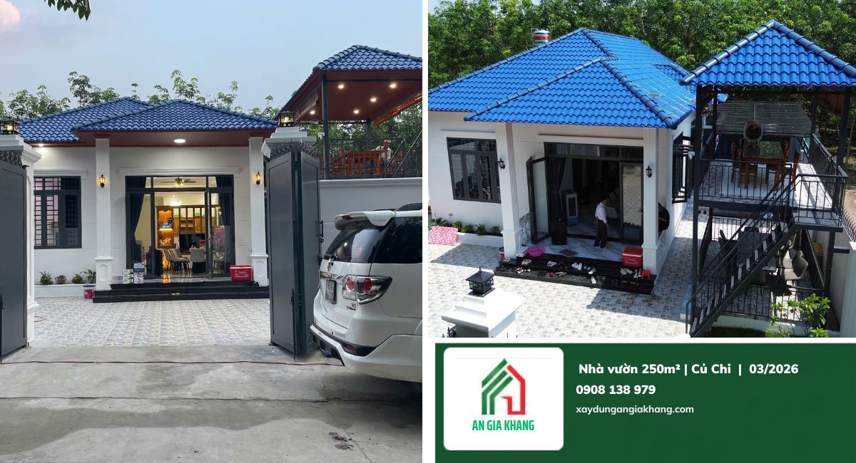 Nhà vườn 250m2
