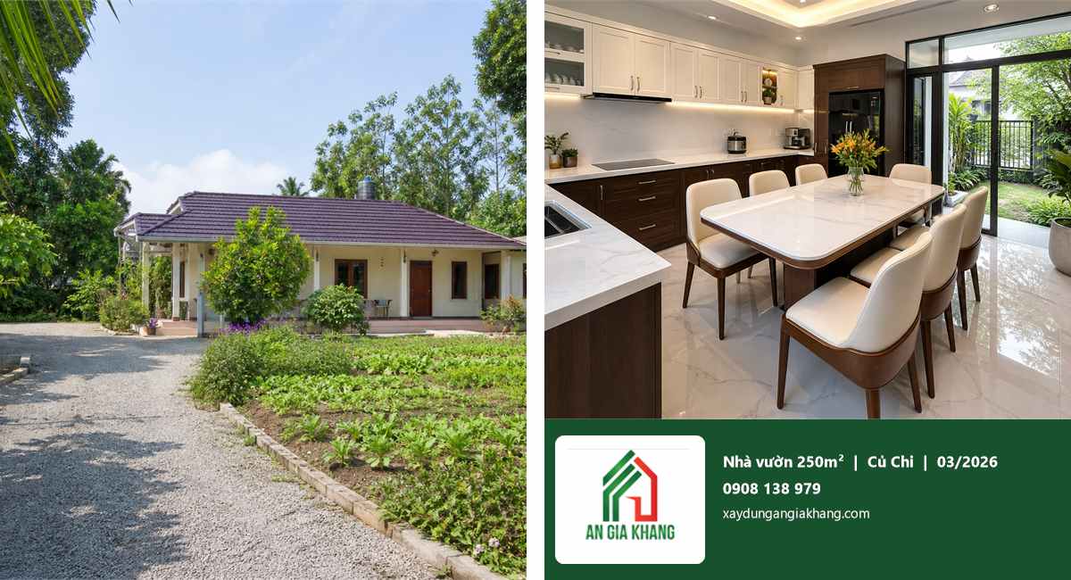 Nhà vườn 250m2