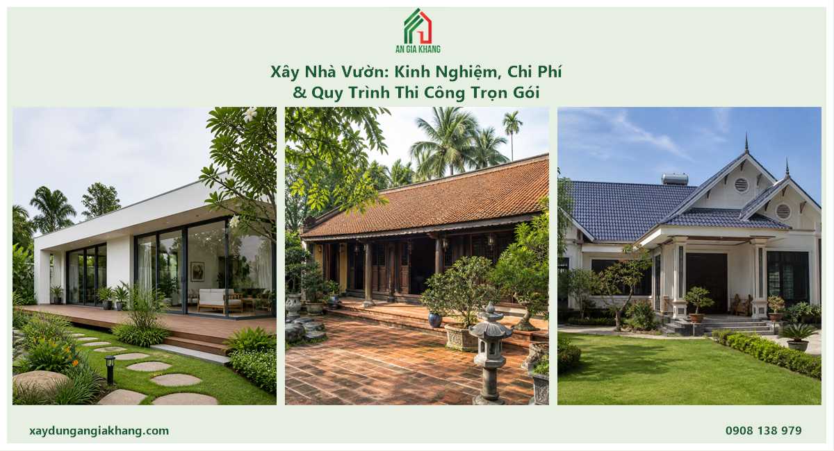 Xây nhà vườn 